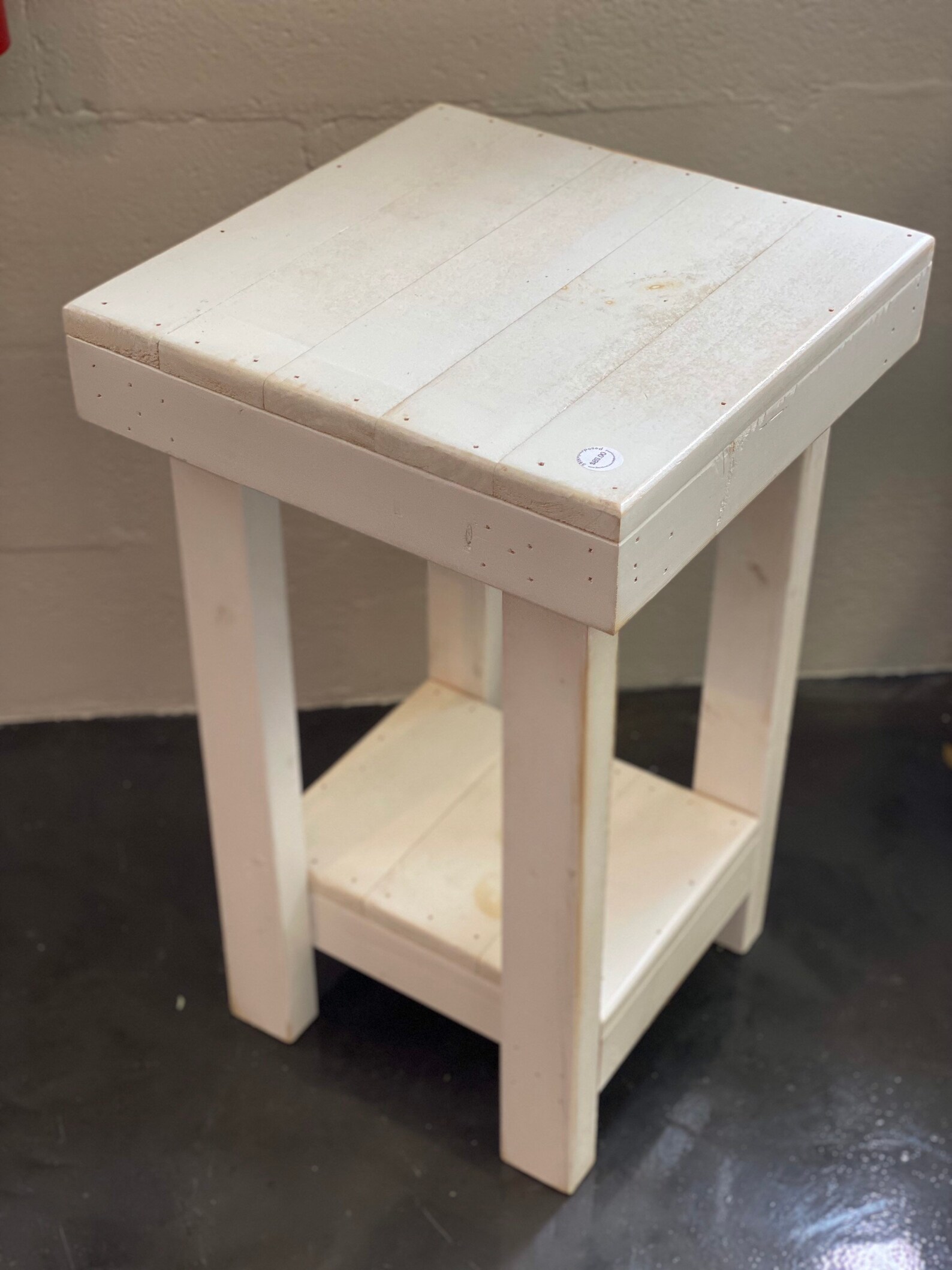 Square End Table, 26 Inch Tall End Table, Free Shipping, Etsy