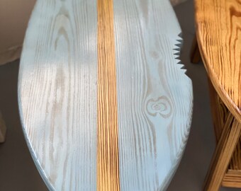 4 Foot Surfboard Table, Coffee  table, Made in North Carolina, Carolina Beach