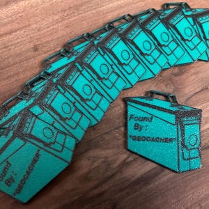 Custom Geocaching Tokens, Coins, Trinkets for Geocaching Finds or Trade, 3d Printed