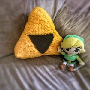 Triforce Kissen-Häkelanleitung, Legend of Zelda (PDF Pattern)