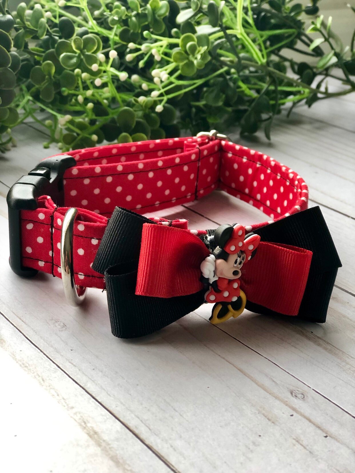 Disney Dog Collar Minnie Mouse Dog Collar Puppy Collar Etsy