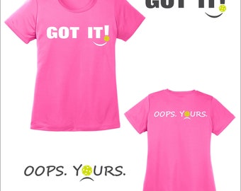 GOT IT!   Womens pickleball shirt