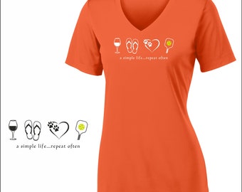 Simple Life -  Womens Pickleball Shirt