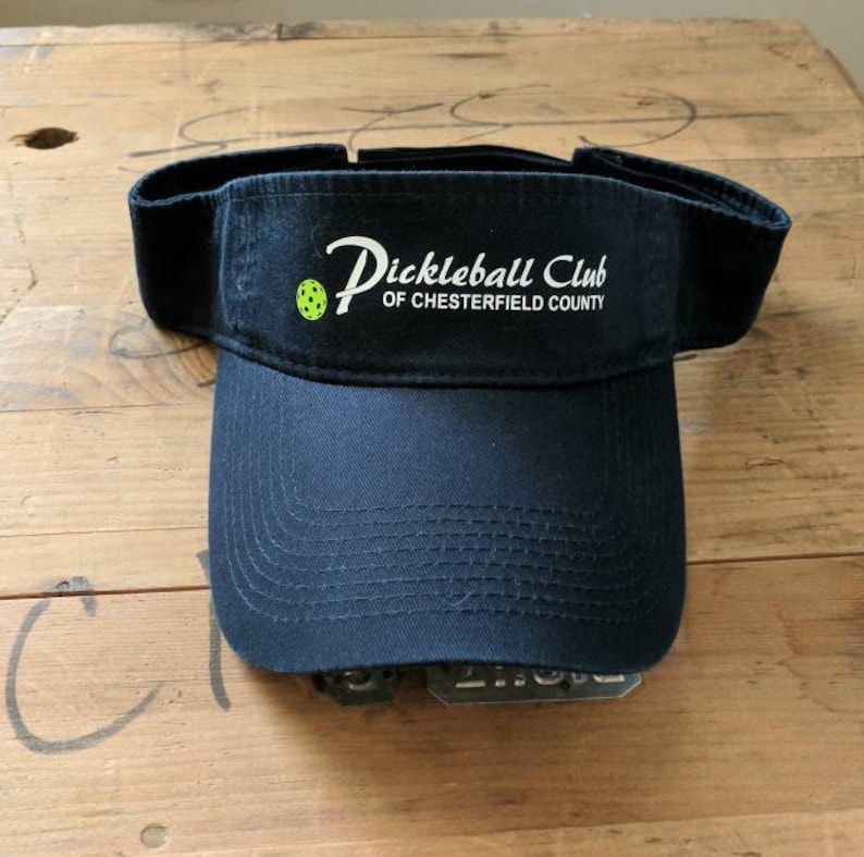 Pickleball Club of Chesterfield County Visor Etsy