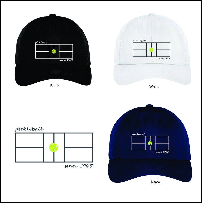 Pickleball Court Hat Etsy