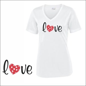 Love Script -  Womens Pickleball Shirt