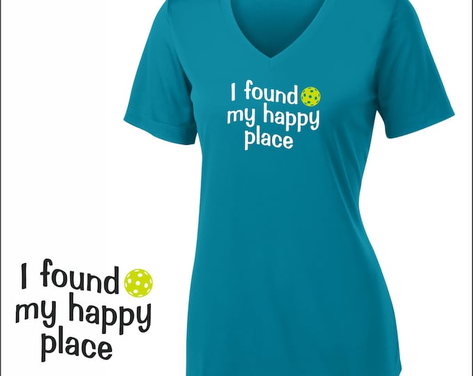 I Found My Happy Place -  Womens Pickleball Shirt