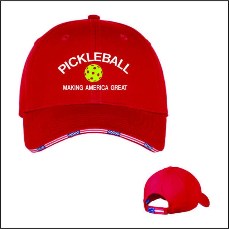 Pickleball makes America great cap