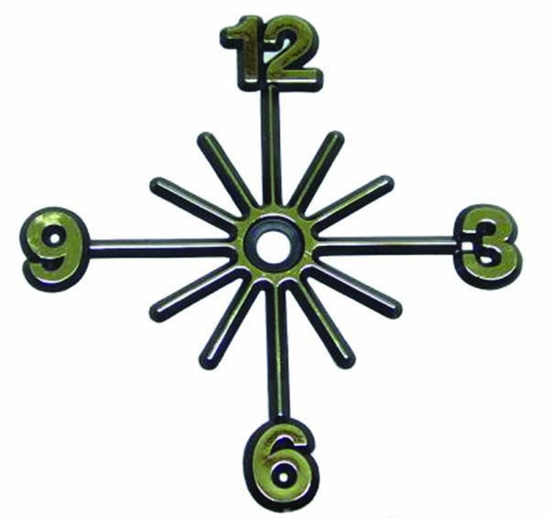 Clock numbers Partial Starburst self adhesive sturdy Etsy