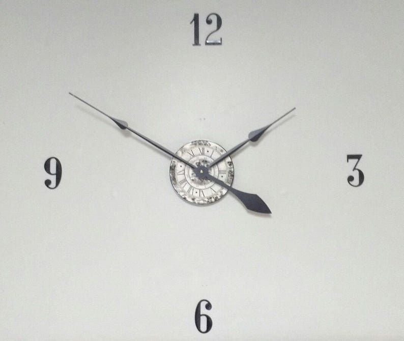 Large 30 Wall Clock Kit Complete With Hands Motor And 3 Numbers You Choose Length