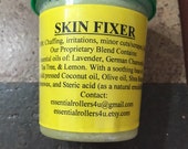 SKIN FIXER salve 4oz. blend Essential oils of Lavender, German Chamomile, Tea Tree, Lemon w Coconut Olive oil, Shea Butter, beeswax