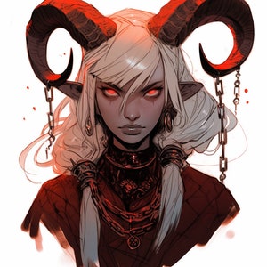 DND Custom Character Reference, Custom OC Commission, Dungeons and