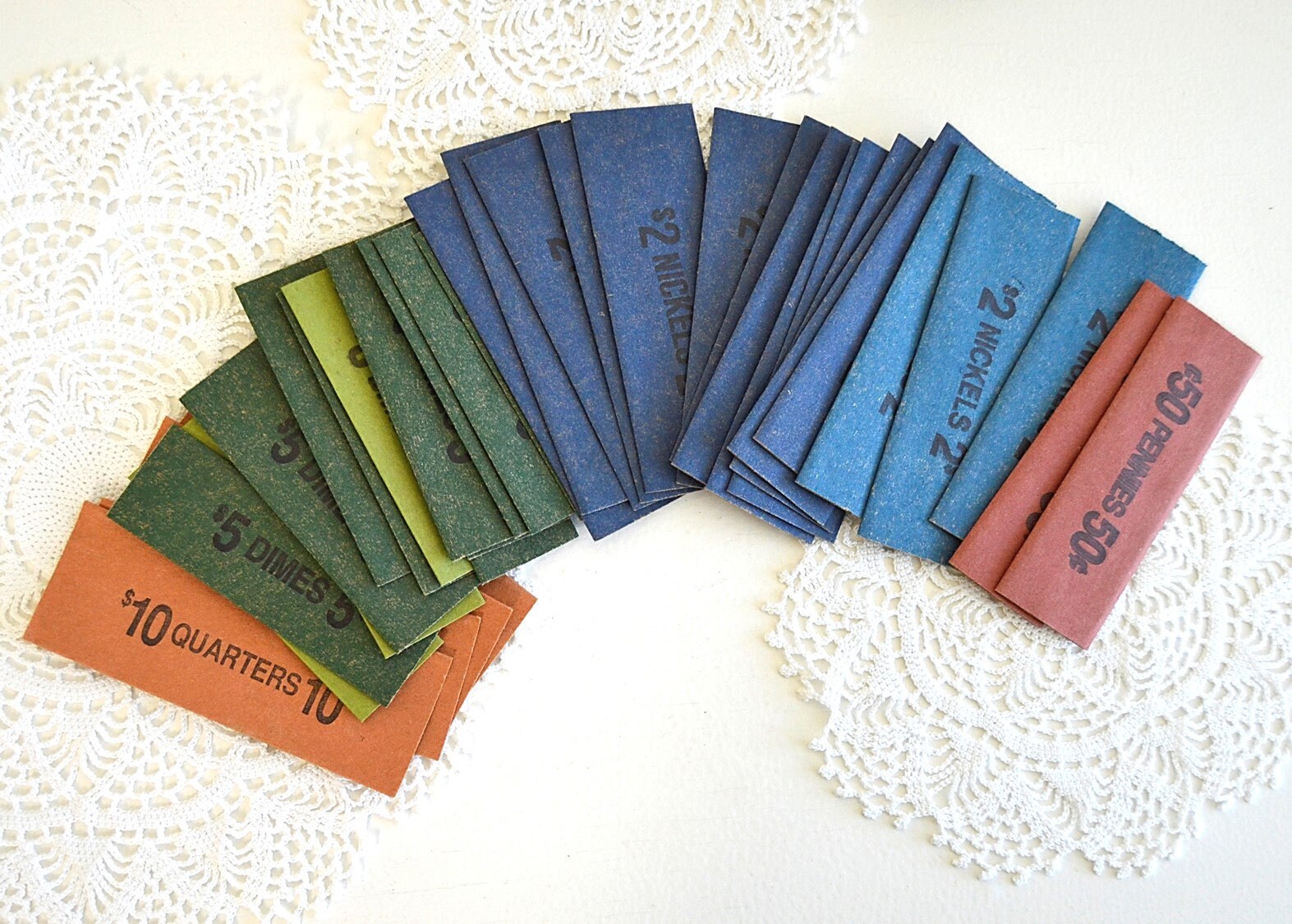 Vintage THIRTYFIVE Coin Sleeves Paper Coin Sleeves Coin Etsy