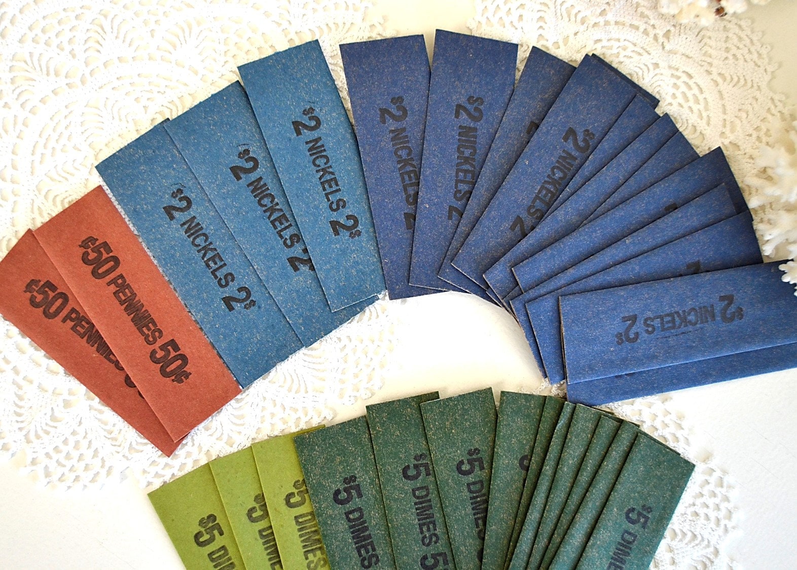 Vintage THIRTYFIVE Coin Sleeves Paper Coin Sleeves Coin Etsy