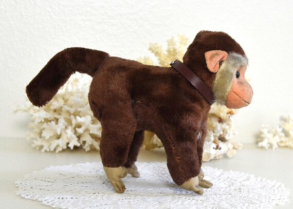 vintage stuffed monkey