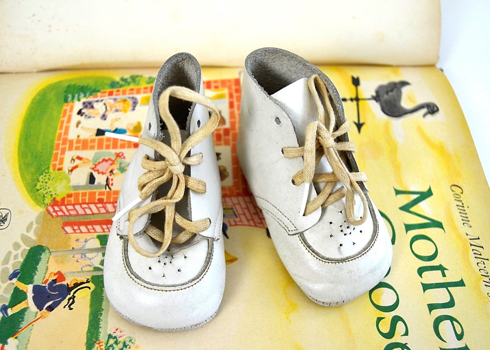 Vintage White Baby Boy Shoes White Leather Baby Boy Shoes Etsy
