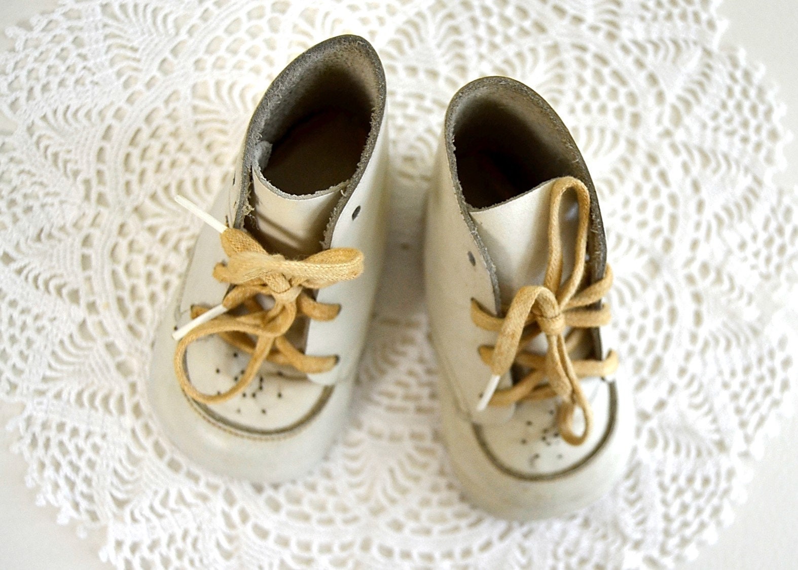 Vintage White Baby Boy Shoes White Leather Baby Boy Shoes Etsy