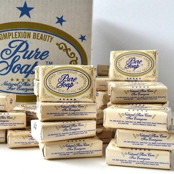 lot of 39 vintage bars of soap, complexion beauty pure soap, vintage bath soap vintage bathroom decor