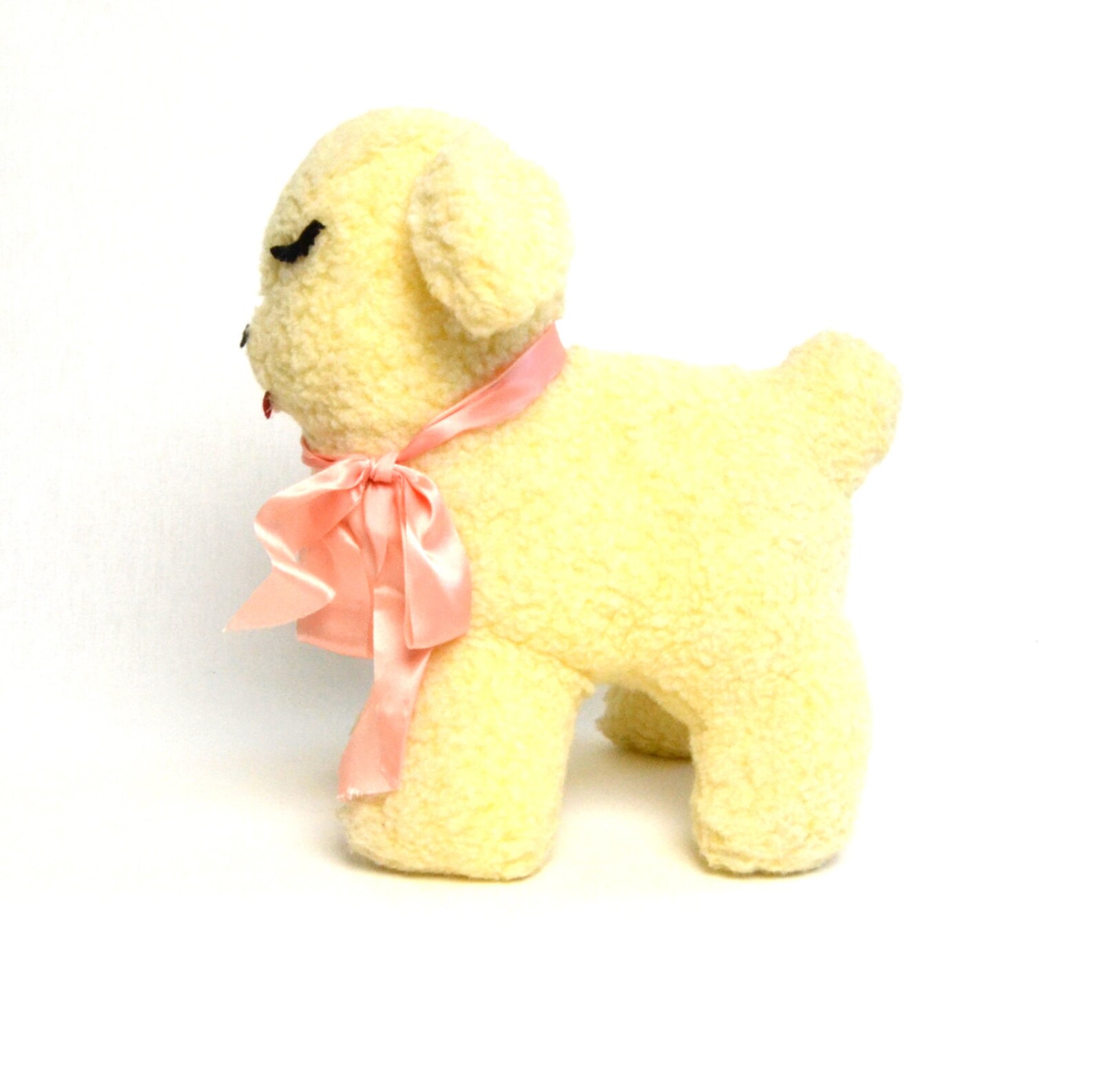Vintage Toy Stuffed Animal Lamb Vintage Stuffed Sheep Etsy
