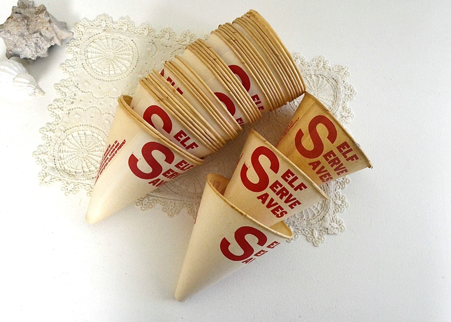 Vintage THIRTY TWO Oil Funnels Paper Funnels Garage Etsy