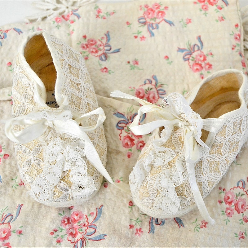Lace Baby Shoes - Etsy