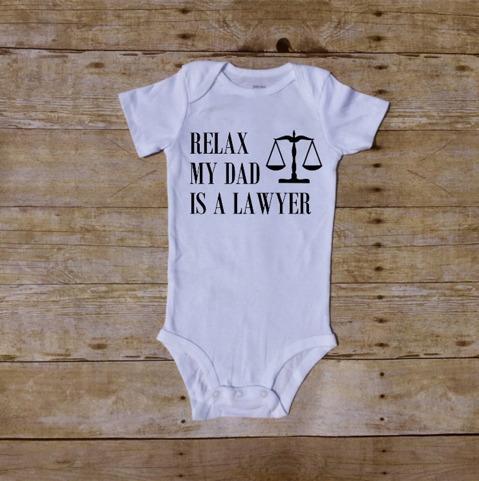Relax My Dad is a Lawyer Dad's a Lawyer Lawyer dad Etsy