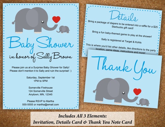 thank you message for a surprise baby shower