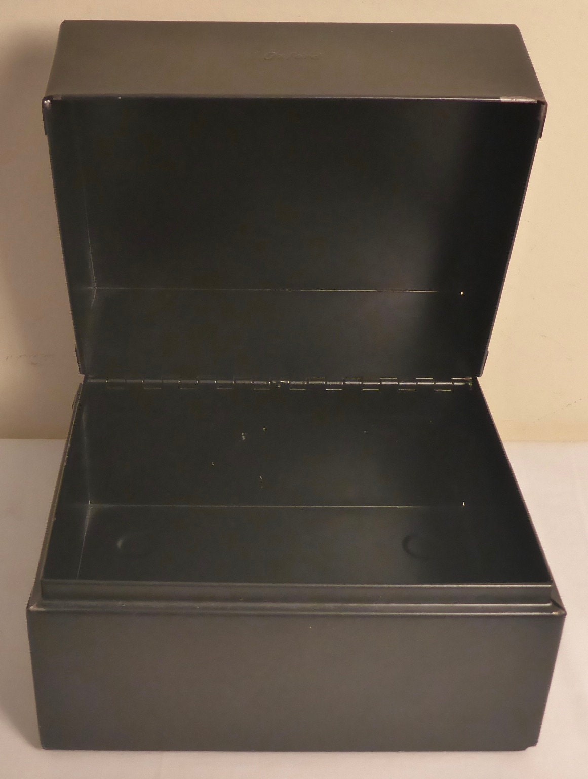 Vintage Metal Index Card Box Recipe Box Metal Storage Box Small Storage  Container Vintage Storage Box A Thru Z Cards 