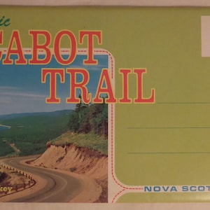 Vintage Scenic Cabot Trail Nova Scotia Canada Postcard Booklet - Vintage Cabot Trail Nova Scotia Postcards