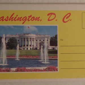 Vintage Souvenir of Washington D.C. Postcard Booklet - Vintage Washington D.C. Post Cards