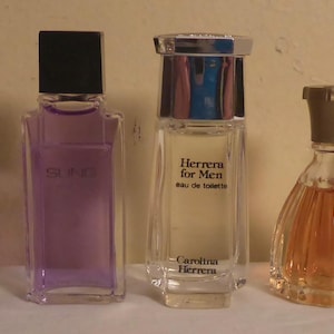 5 Vintage Miniature Perfume Bottles - Vintage 1980&#39;s Miniature Perfume Bottles - Collectible Perfume Bottles - Mini Perfume Bottles