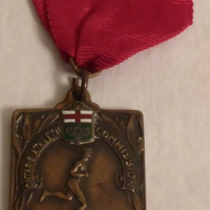 1930&#39;s Ontario Athletic Commission Ontario Boys Ontario District Meet Bronze Medal - Vintage Sports Medal