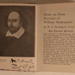 1905 Miniature Copy of Shakespeare & Stratford upon Avon printed in Glasgow - Antique Miniature Shakespeare Book dated 1905