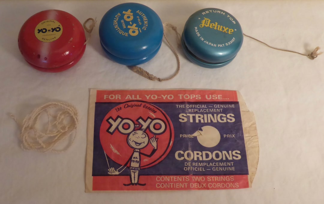3 YoYos vintage vintage Original Pro Top YoYo vintage Etsy France