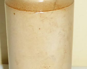 Antique Glazed Stoneware Port-Dundas Glasgow Pottery Coy. Blacking Bottle Circa 1900 - Antique Blacking Bottle - Victorian Stoneware Bottle