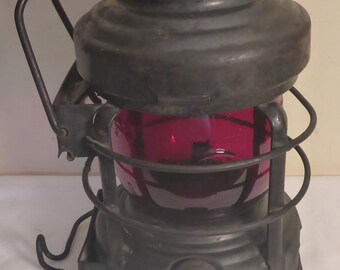 RARE Vintage Embury Luck-E-Lite No.25 Railroad Train Lantern