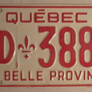 1973 Quebec La Belle Province License Plate - 1973 Quebec License Plate - Collectible 1973 PQ License Plate Quebec Memorabilia