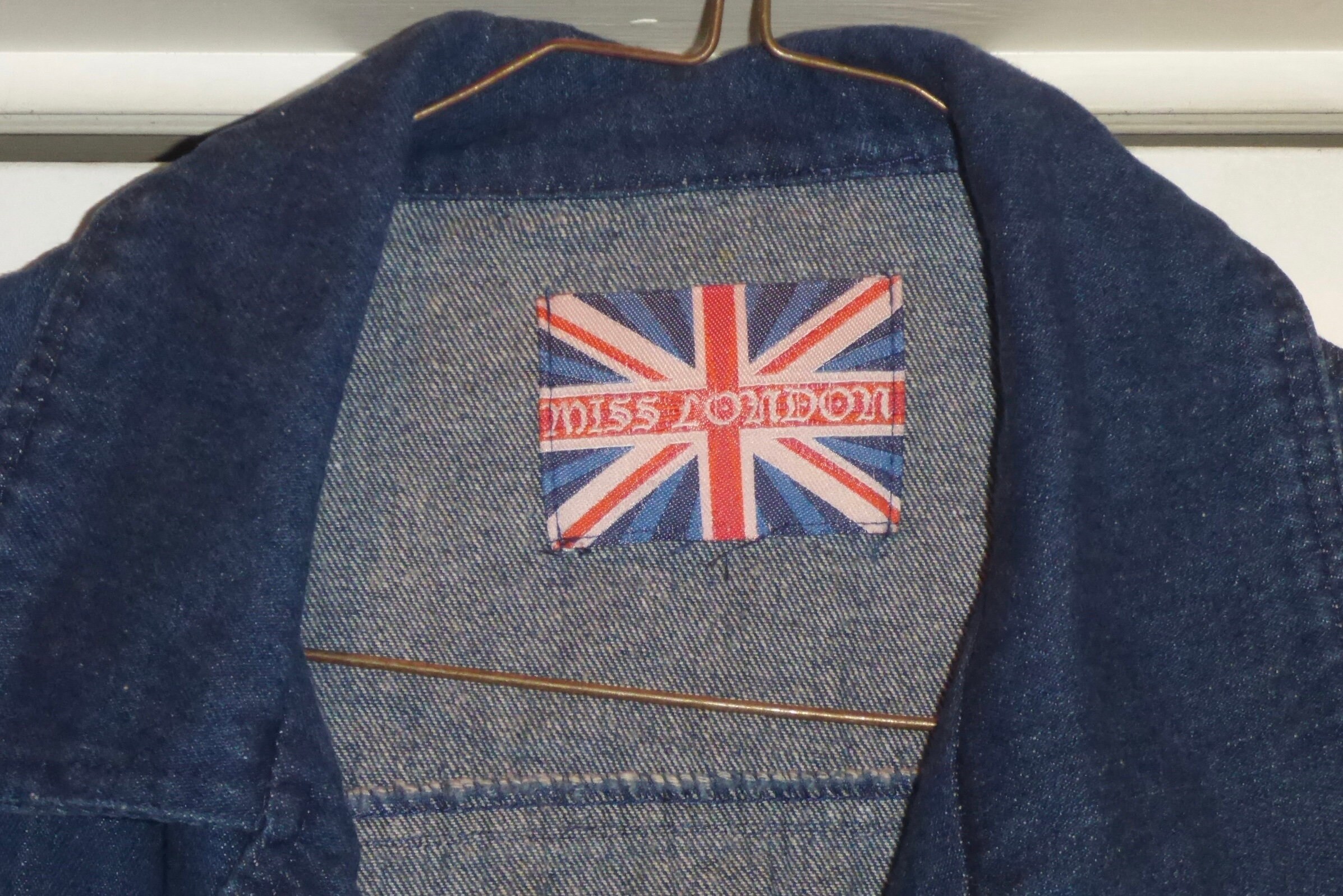 Vtg Denim Trucker Jean Jacket 70's Size M L Quilted Penneys