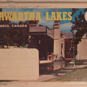 Carnet de cartes postales dépliantes vintage Kawartha Lakes Ontario Canada - Cartes postales vintage Kawartha Lakes Ontario Canada