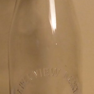 Vintage Riverview Dairy A. C. Phipps Caledonia Ontario Milk Bottle - Vintage A. C. Phipps Riverview Dairy Caledonia Ontario Milk Bottle