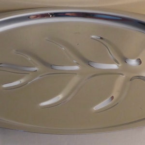 Vintage MCM Aluminum Gourmates Glo-Hill Canada Meat Serving Tray Cherry Red Bakelite Handles - 1960&#39;s Glo-Hill Canada Meat Serving Tray