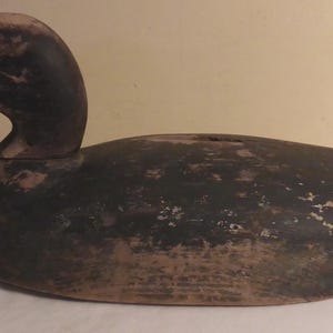 Antique Wooden Hand Carved Rustic Duck Decoy - Vintage Folk Art Wooden Hand Carved Decoy - Antique Decoy - Vintage Decoy - Hand Carved Decoy
