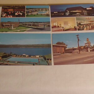 Mixed Lot of Vintage U.S. Travelling Post Cards - 9 Vintage Travel Destinations U.S. Post Cards - Vintage U.S. Travelling Post Cards