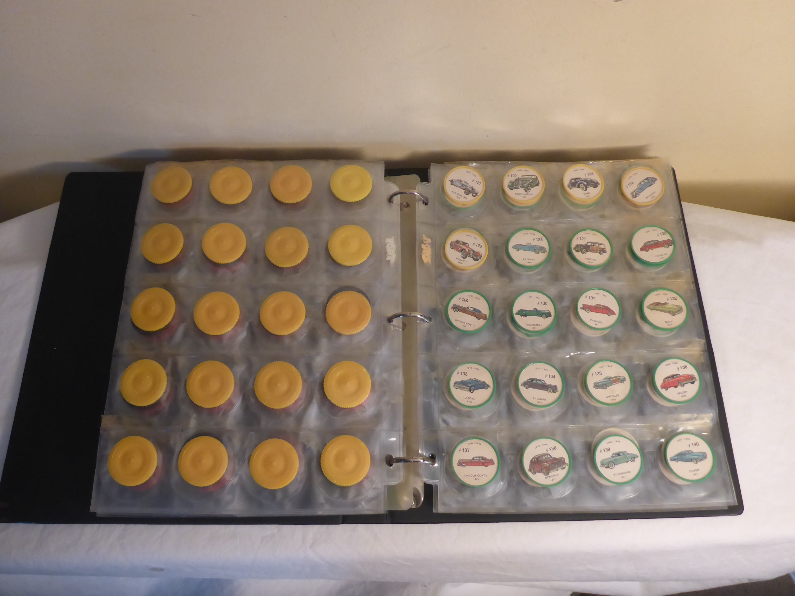 1960's Complete Set of 200 Jello Coins Famous Cars Etsy