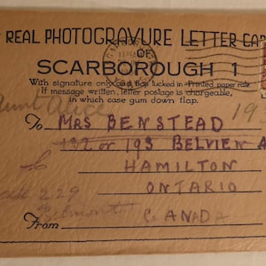 Vintage Souvenir of Vintage Scarborough 1 North Yorkshire England Post Card Booklet - Vintage Scarborough North Yorkshire England Post Cards