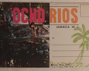 Rare Out of Print Vintage New Ocho Rios Jamaica Tourist Board Travel Poster JTB 