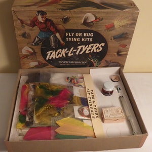 Vintage 1950's Tack-l-tyers Fly Tying Kit Vintage Fishing Flys Collectible  Fishing Vintage Fishing Fly Making Kit Fly Fishing -  Canada