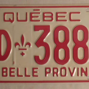 1973 Quebec La Belle Province License Plate - 1973 Quebec License Plate - Collectible 1973 PQ License Plate Quebec Memorabilia