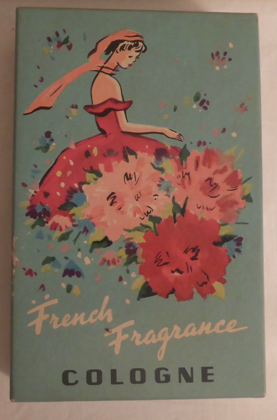 perfume ポスター 1940's Lander Distributor Fifth Ave. New York French