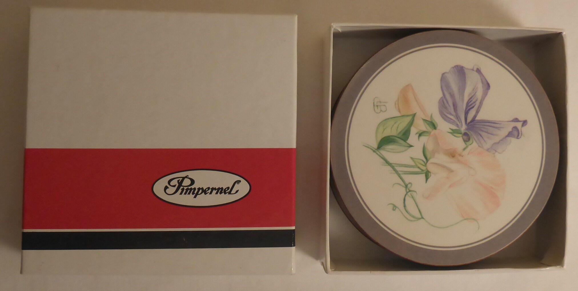 Set De 6 Dessous De Verre Pimpernel - Style Vintage, Boîte D'Origine, État TB
